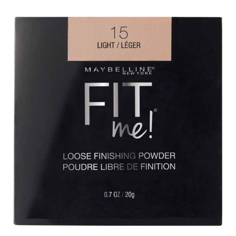 Maybelline New York Fit Me Loose Finishing Powder, Silky & Lightweight Powder 15 Light Leger, 20g Buy at Indicrest Image 6