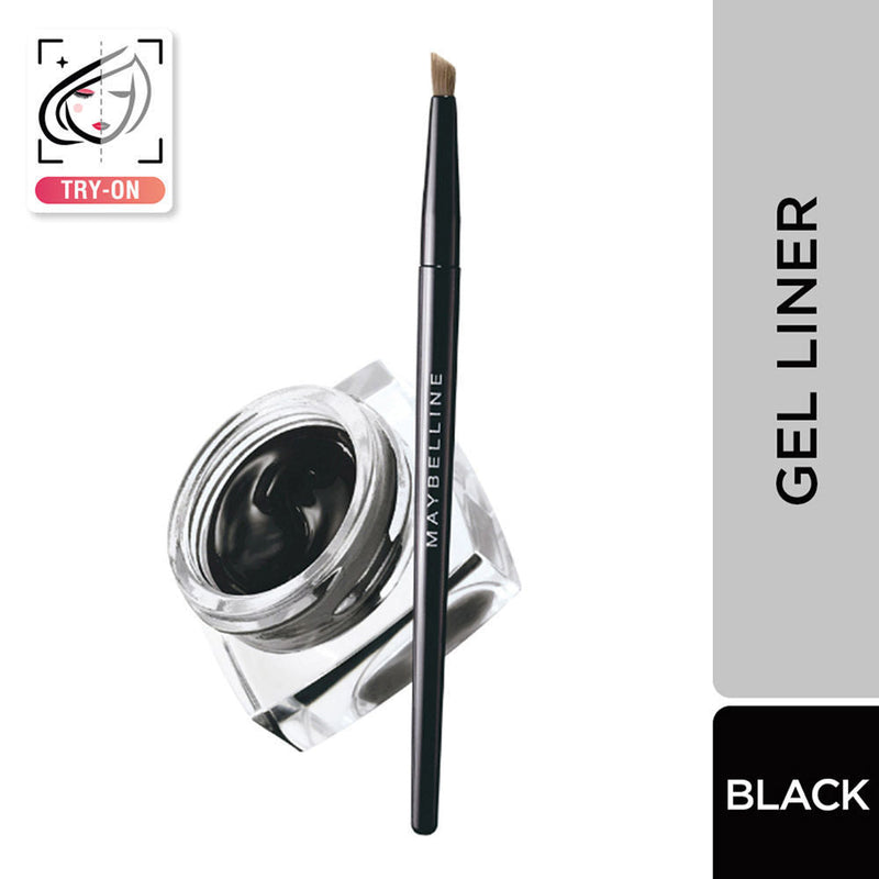 Maybelline New York Lasting Drama Gel Eyeliner With Expert Eyeliner Brush - 01 Black, 2.5g Buy at Indicrest