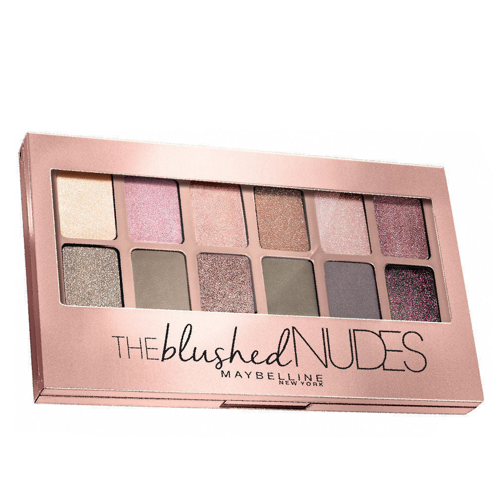 Maybelline New York The Blushed Nudes Eyeshadow Palette, 12 Highly Blendable Shades - Blush, 9g Buy at Indicrest Image 6