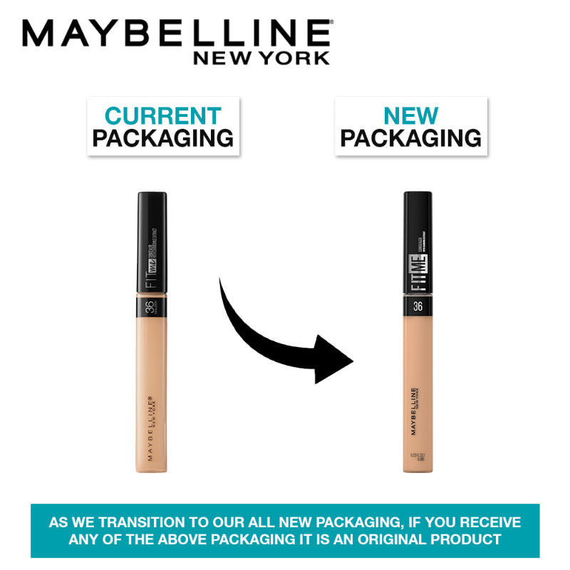 Maybelline New York Fit me Concealer, Oil-free Liquid Concealer for Oily & Dry Skin - Golden Caramel, 6.8ml Buy at Indicrest Image 2