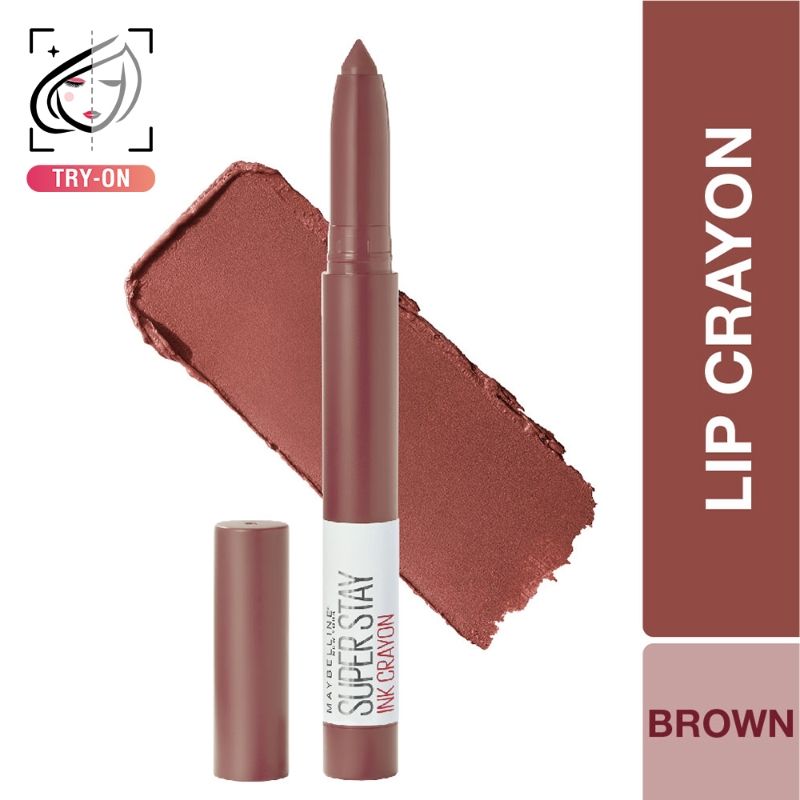 Maybelline New York Matte Ink Crayon Lipstick, Smudgeproof, Lasts Up To 8H - 20 Enjoy the View, 1.2g Buy at Indicrest