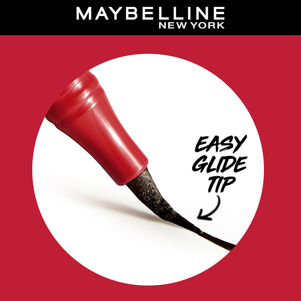 Maybelline New York High Impact Tattoo Pen Liner, Lasts Up To 48H - Black, Water & Smudge-proof, 1g Buy at Indicrest Image 5