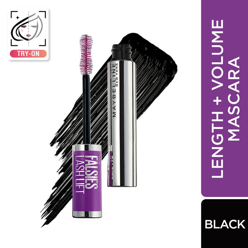Maybelline New York Falsies Lash Lift Mascara, Instant Lash Lift Look Mascara - Very Black, 8.6ml Buy at Indicrest