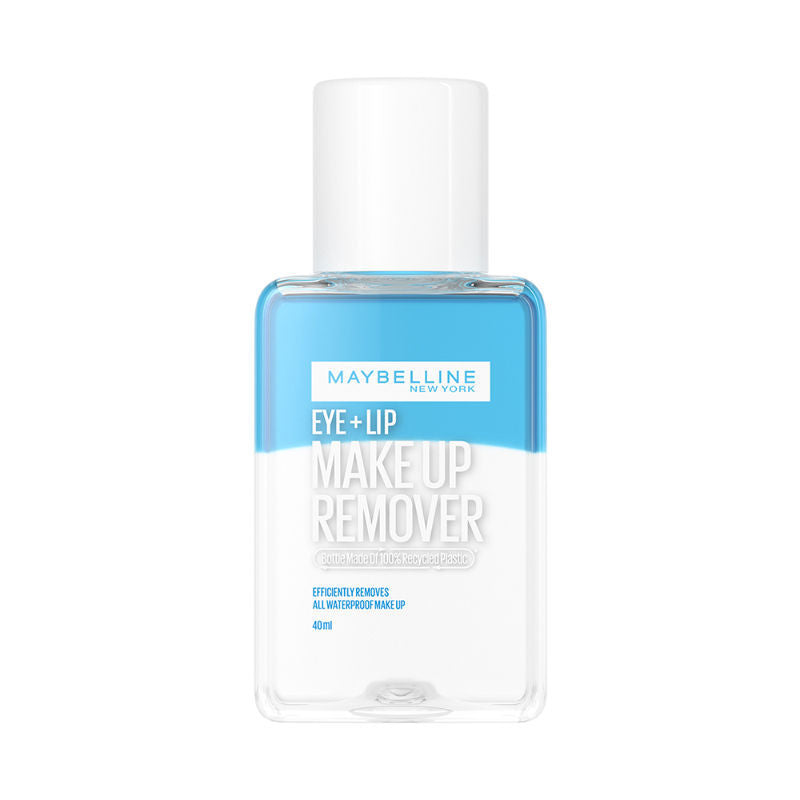 Maybelline New York Biphase Eye + Lip Makeup Remover for Waterproof Makeup, Fragrance-Free, 40ml Buy at Indicrest Image 9