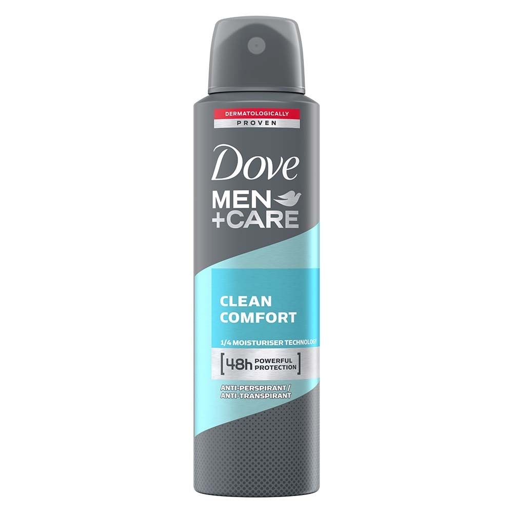 Dove Men + Care Clean Comfort Dry Spray Antiperspirant Deodorant, 150ml Buy at Indicrest Image 9