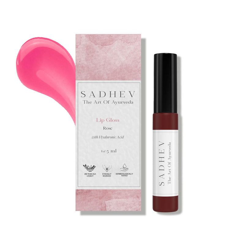 SADHEV Lip Gloss - Rose, 5ml, Buy from Indicrest