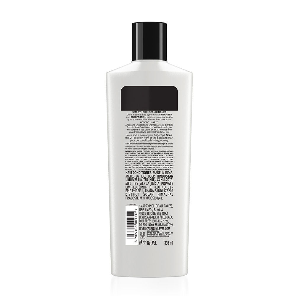 TRESemme Smooth & Shine Conditioner with Biotin & Silk Protein Deeply Moisturizes Dry & Frizzy Hair, 335ml Buy at Indicrest Image 10