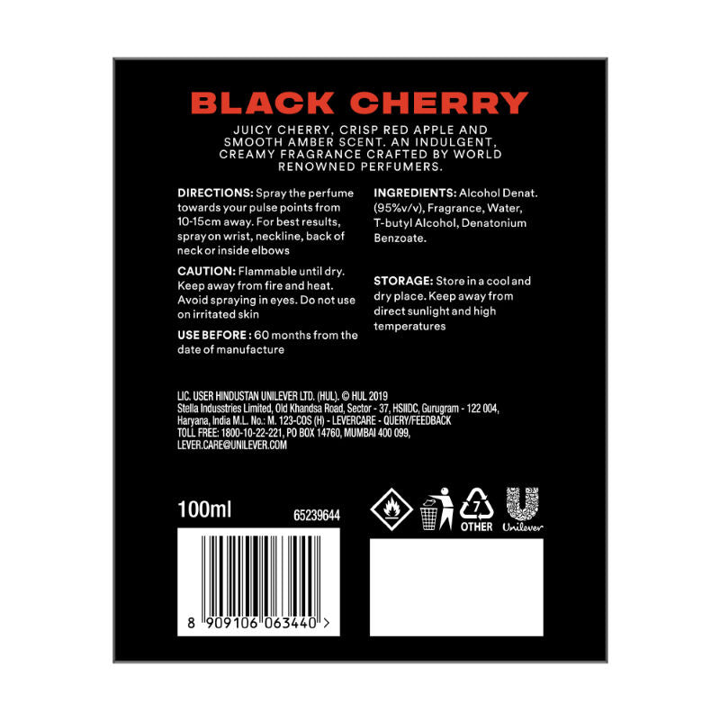 Axe Premium Luxury Perfumes - Black Cherry, 100ml Buy at Indicrest Image 3