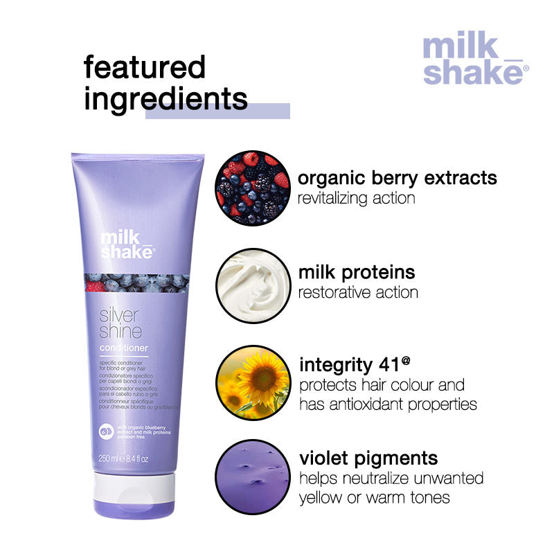 Milkshake Silver Shine Conditioner, 250ml