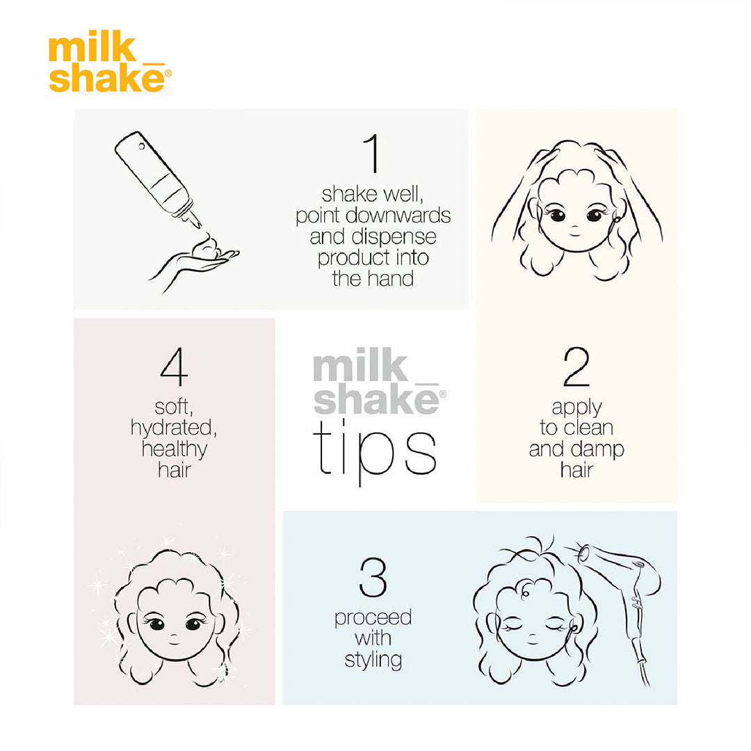 Milkshake Whipped Cream Leave-In Conditioner For Soft & Manageable Hair With UV & Heat Protection, 200ml
