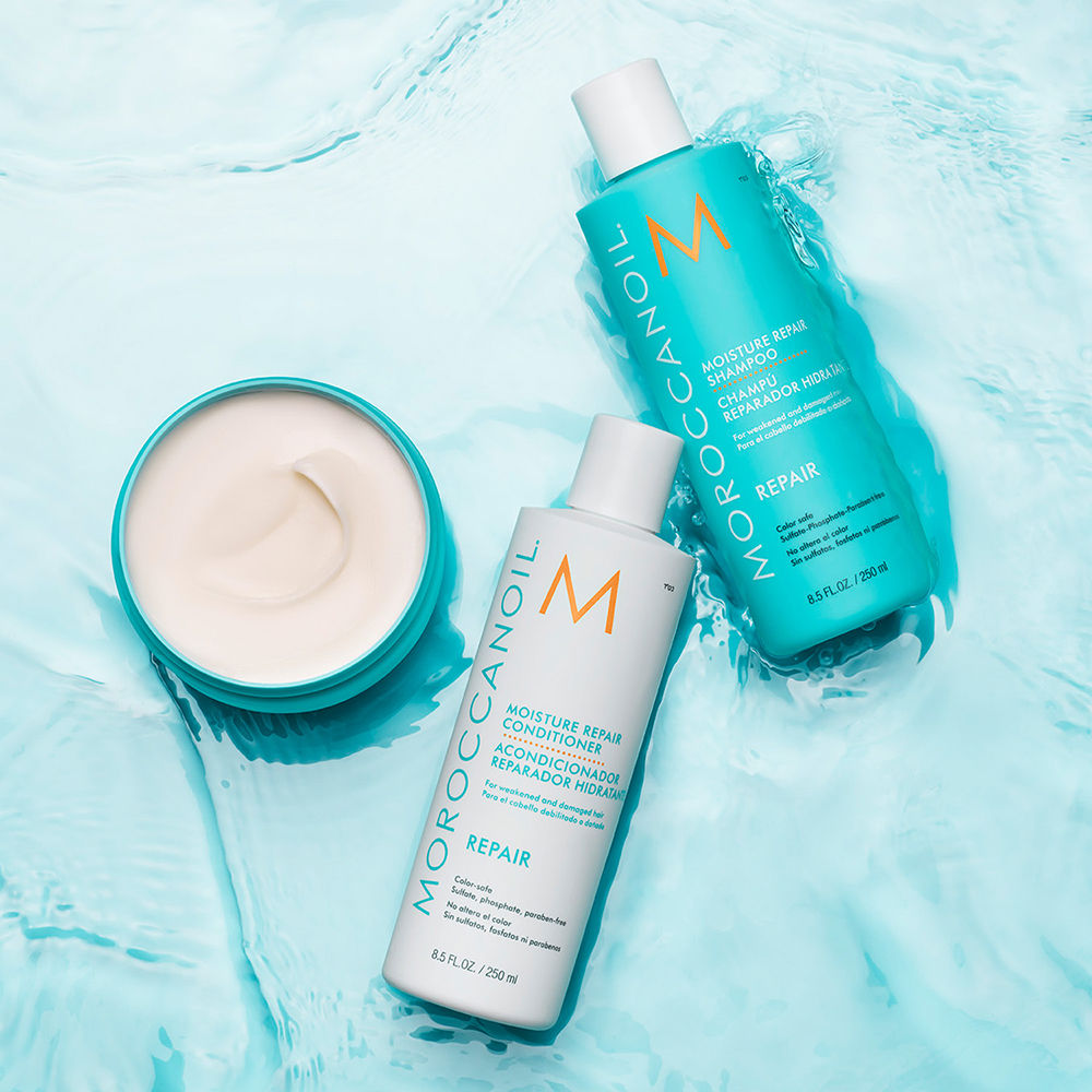 Moroccanoil Moisture Repair Conditioner | Argan Oil & Keratin | Repairs & Strengthens Damaged Hair, 250ml