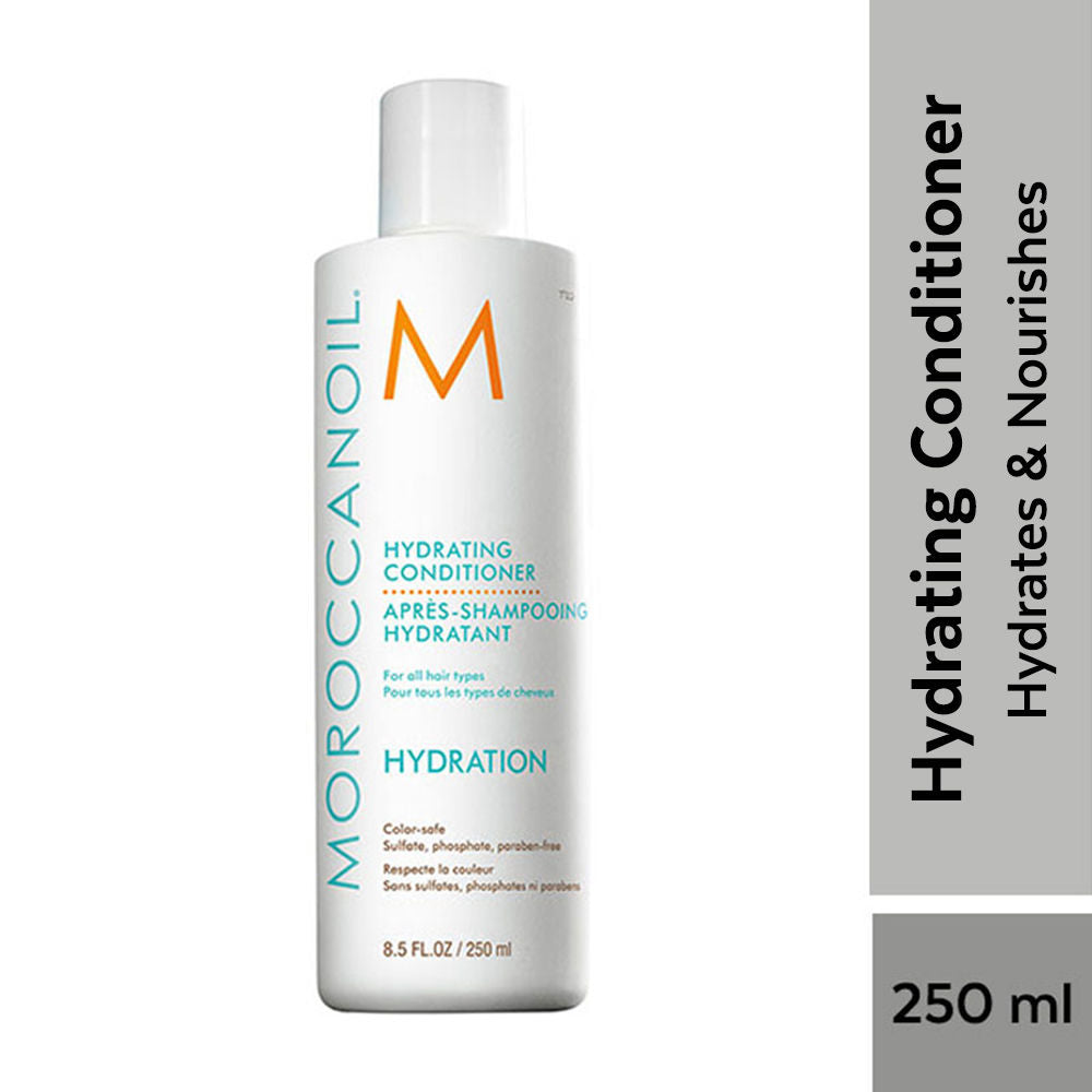 Moroccanoil Hydrating Conditioner | Argan Oil, Vitamin A+E, Red Algae | Daily Use For All Hair Types, 250ml, Buy from Indicrest