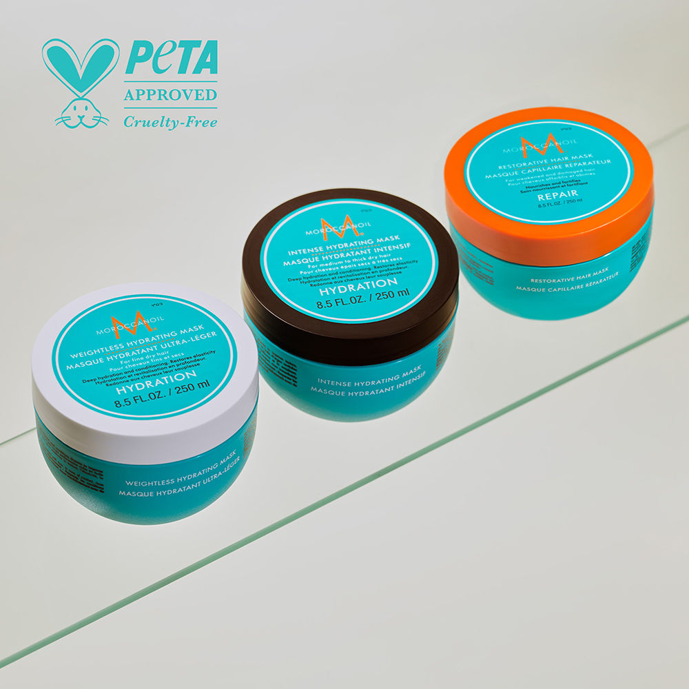 Moroccanoil Weightless Hydrating Mask with with Argan Oil Shea Butter For Fine Dry Hair, 250ml