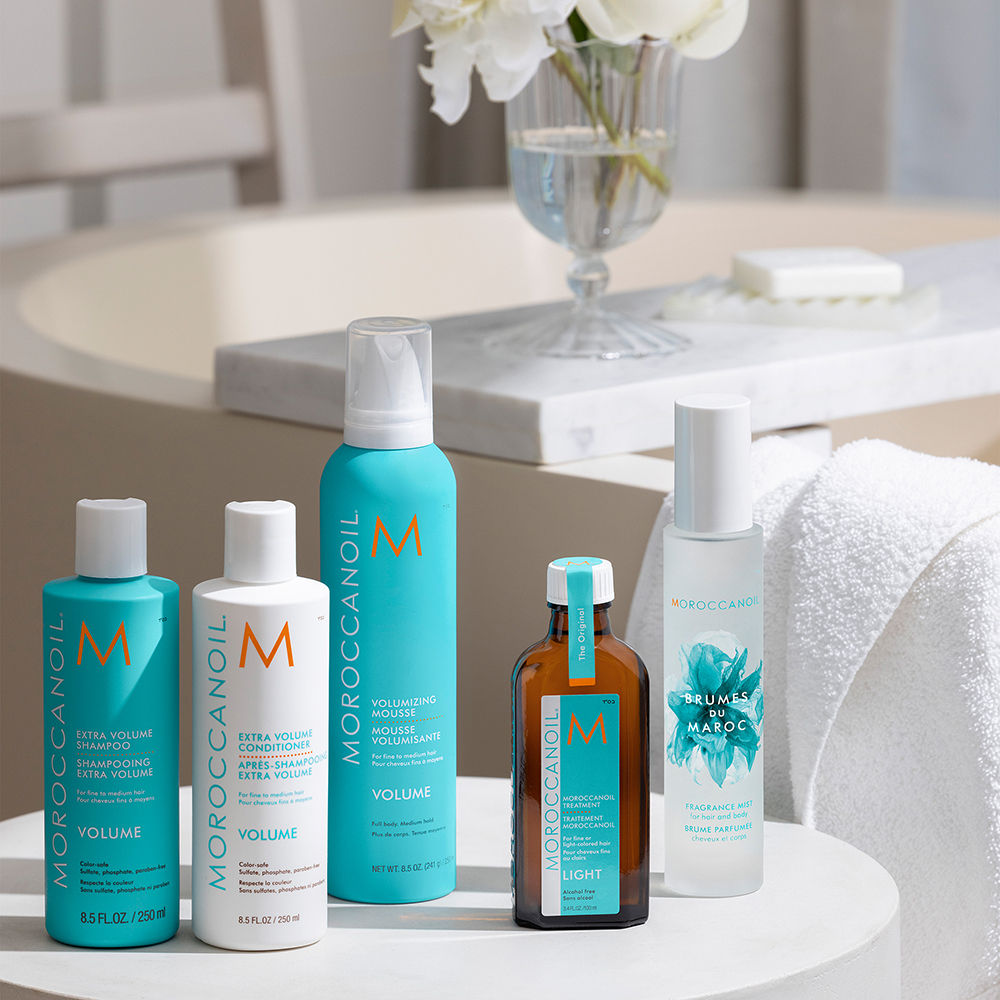 Moroccanoil Extra Volume Conditioner for Fine Hair | Argan Oil & Linden Bud | Adds Volume & Shine, 250ml