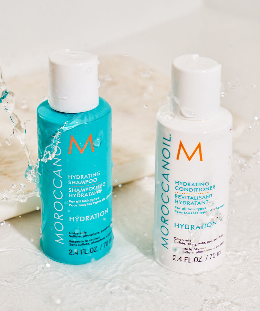 Moroccanoil Hydrating Shampoo | Argan Oil, Vitamins A & E | Moisture Boost & Shine for All Hair Types, 70ml