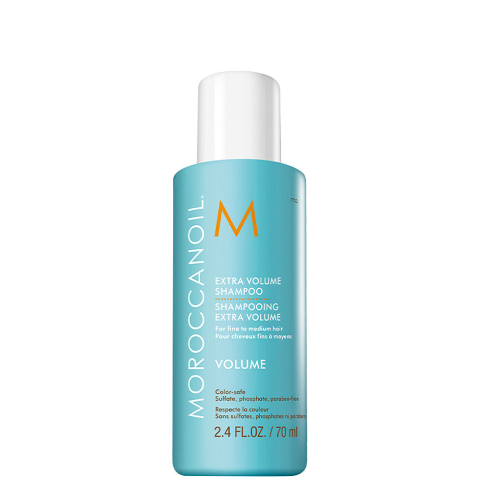 Moroccanoil Extra Volume Shampoo | Argan Oil & Linden Bud | Boosts Shine & Volume For Fine, Limp Hair, 70ml