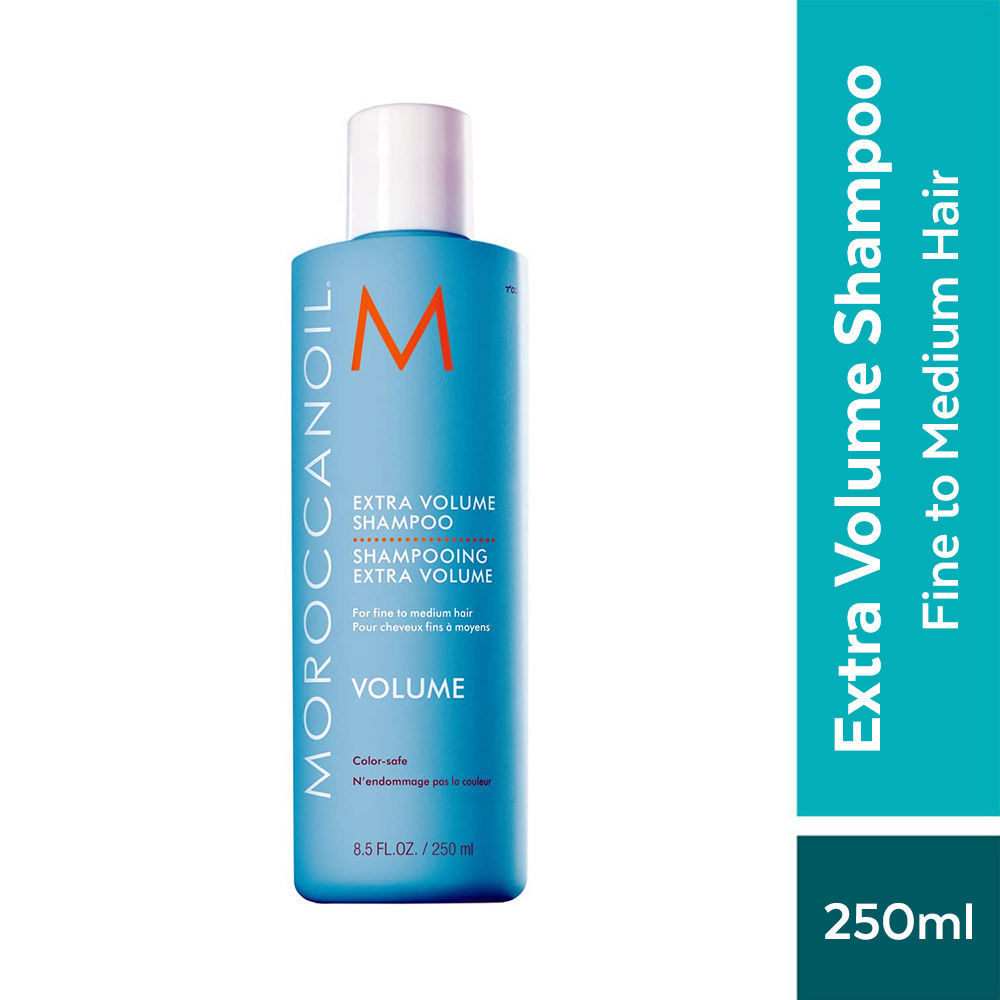 Moroccanoil Extra Volume Shampoo | Argan Oil & Linden Bud | Boosts Shine & Volume For Fine, Limp Hair, 250ml