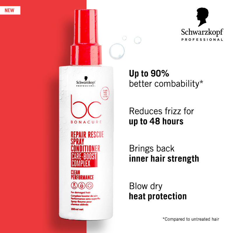 Schwarzkopf Professional Bonacure Repair Rescue Spray Conditioner With Arginine, 200ml Buy at Indicrest Image 2