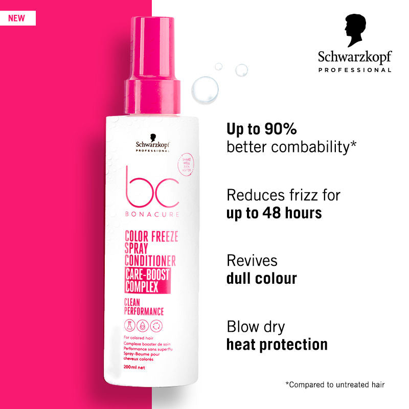 Schwarzkopf Professional Bonacure Color Freeze Spray Conditioner pH 4.5, 200ml Buy at Indicrest Image 2