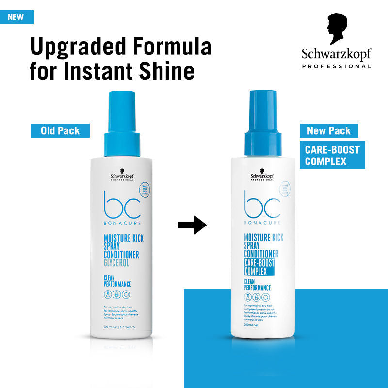 Schwarzkopf Professional Bonacure Moisture Kick Spray Conditioner, 200ml Buy at Indicrest Image 10