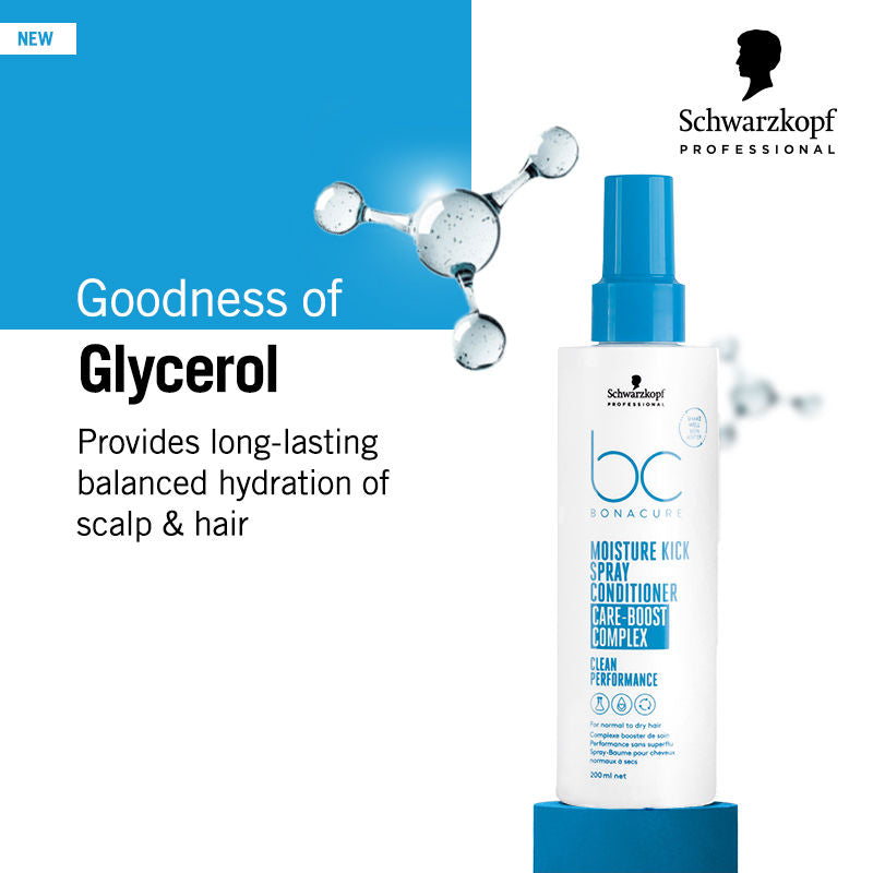 Schwarzkopf Professional Bonacure Moisture Kick Spray Conditioner, 200ml Buy at Indicrest Image 6