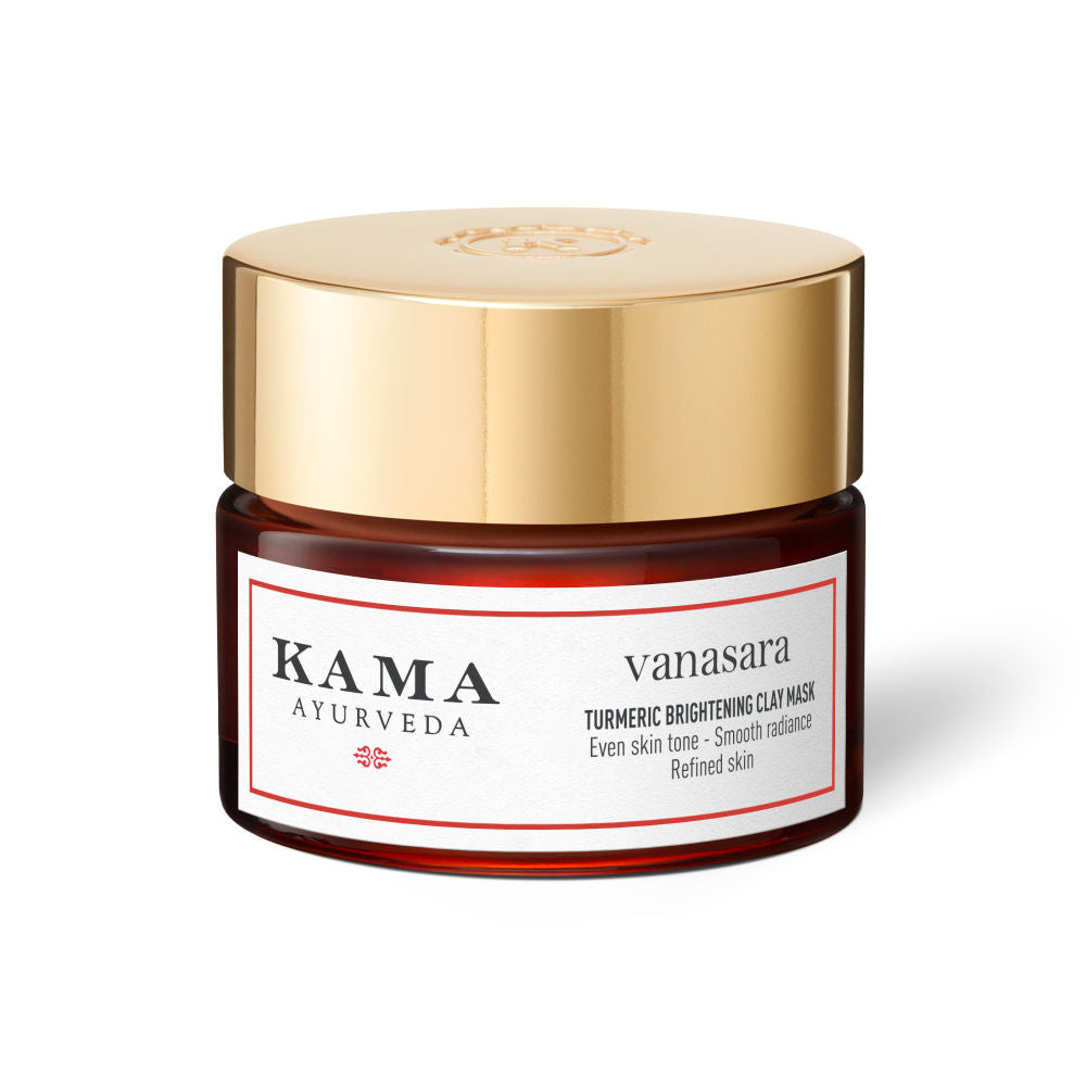 Kama Ayurveda Vanasara Turmeric Brightening Clay Mask, 15ml