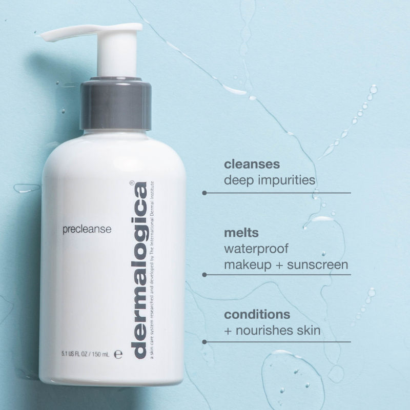 Dermalogica Precleanse Oil-Based Face Wash & Makeup Remover With Rice Bran Oil & Apricot Kernel Oil, 150ml