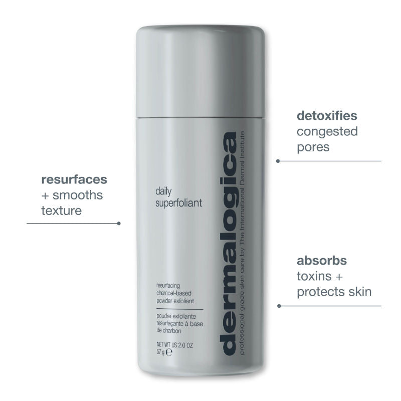 Dermalogica Daily Superfoliant Anti-pollution Face Scrub With Activated Charcoal & Niacinamide, 57g