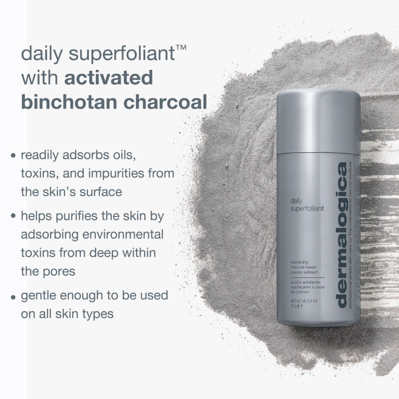 Dermalogica Daily Superfoliant Anti-pollution Face Scrub With Activated Charcoal & Niacinamide, 57g