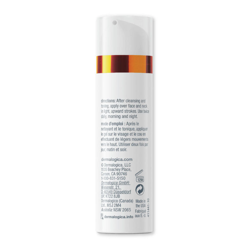 Dermalogica Biolumin-C Gel Face Moisturiser with Vitamin C, Hyaluronic Acid, Citrus Oil & Aloe Juice, 50ml