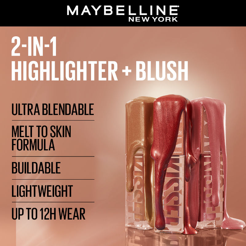 Maybelline New York Sunkisser Highlighter + Blush - Burnt Sky, 4.7ml Buy at Indicrest Image 2