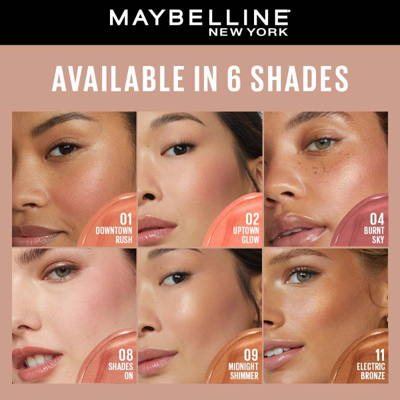 Maybelline New York Sunkisser Highlighter + Blush - Burnt Sky, 4.7ml Buy at Indicrest Image 9