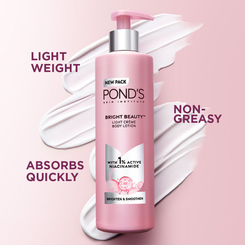 Pond’s Bright Beauty Light Crème Body Lotion for Smooth & Bright Skin, 275ml Buy at Indicrest Image 8