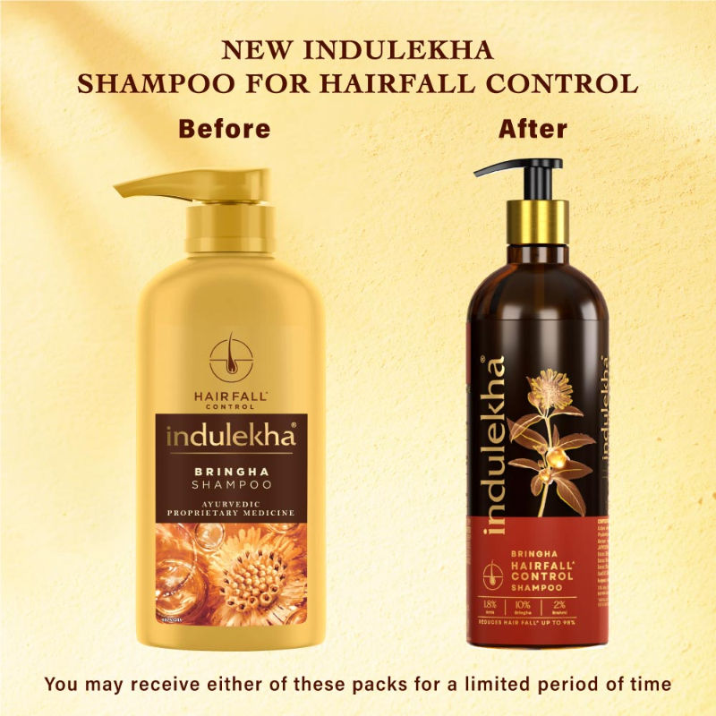 Indulekha Bringha Shampoo for Hair Fall Control with Amla Shikakai for Men & Women, 340ml Buy at Indicrest Image 8