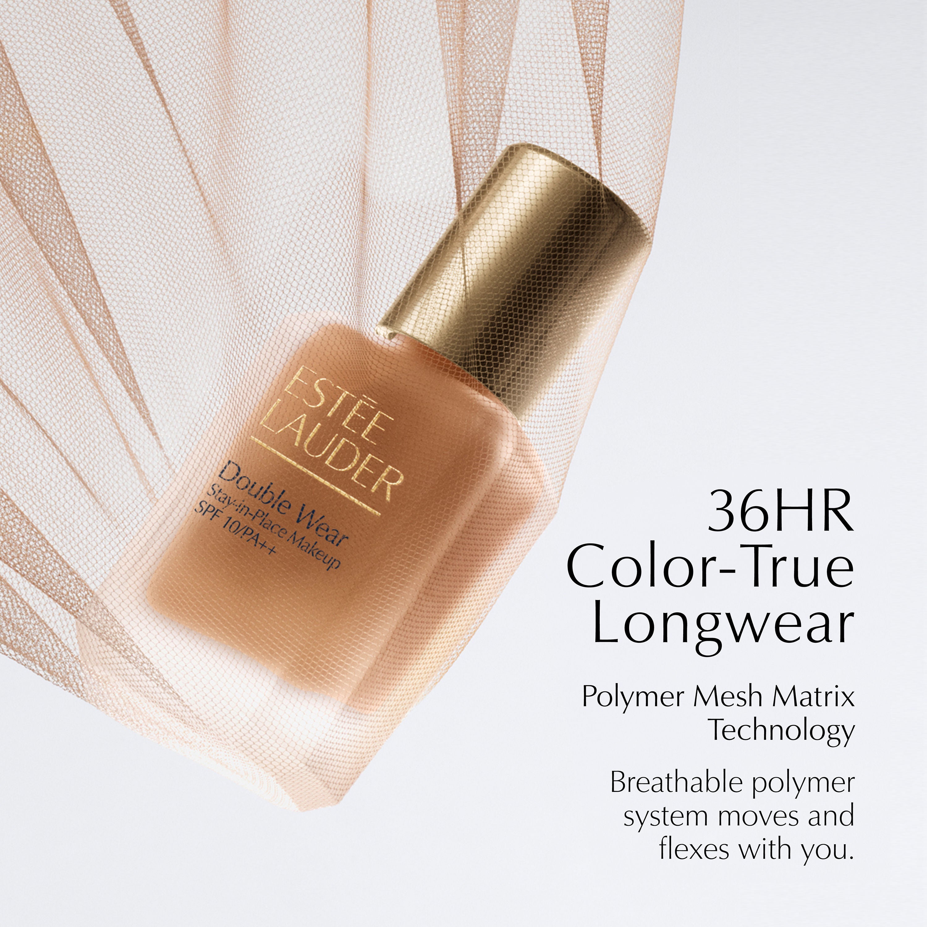 Estee Lauder Double Wear Stay-In-Place Longwear Matte Foundation SPF 10-2W2 Rattan, 30ml