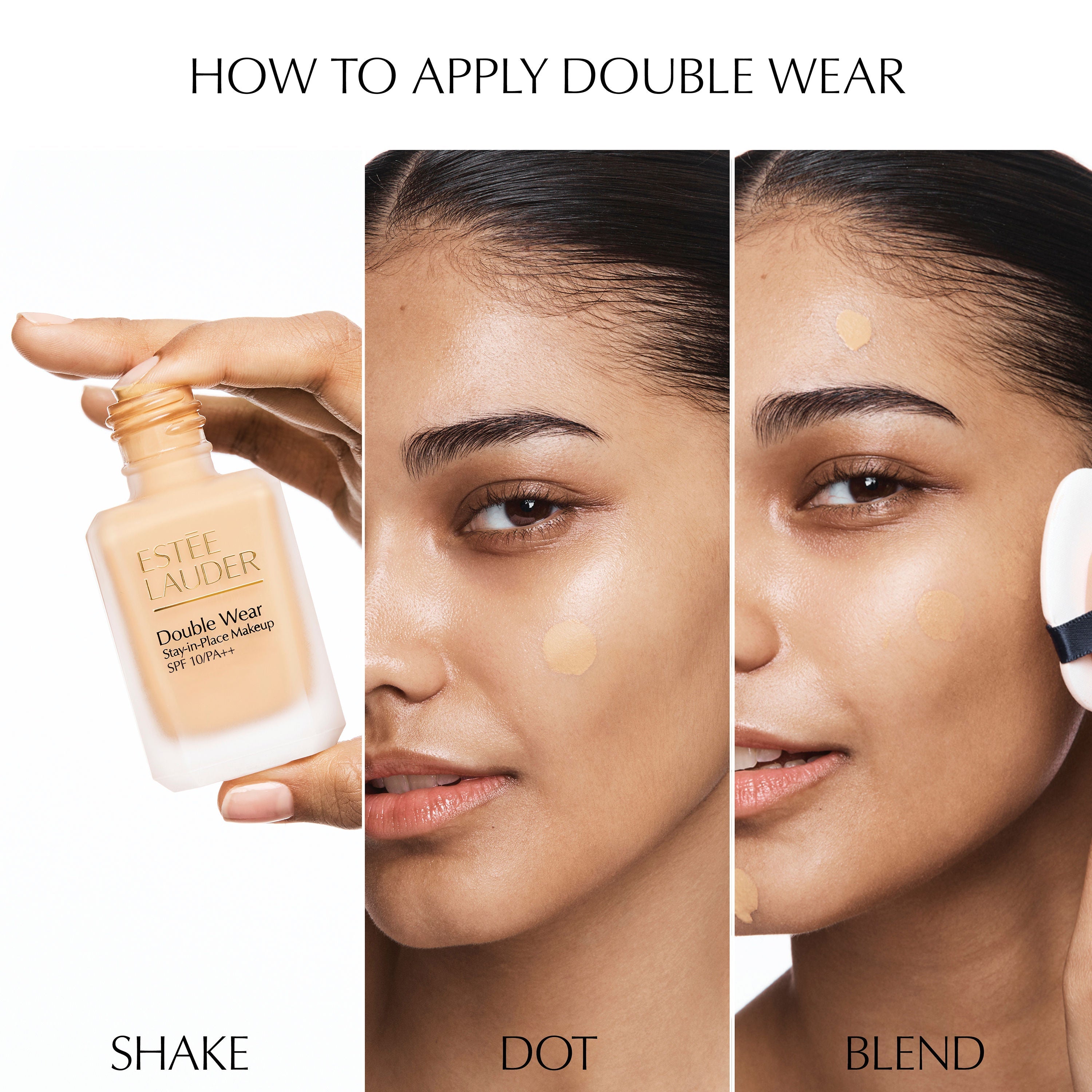 Estee Lauder Double Wear Stay-In-Place Longwear Matte Foundation SPF 10-2W2 Rattan, 30ml