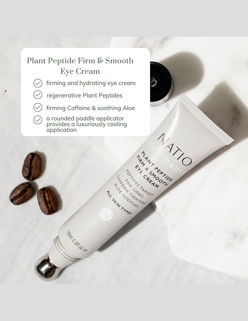 Natio Treatments Plant Peptide Firm & Smooth Eye Cream, 16ml