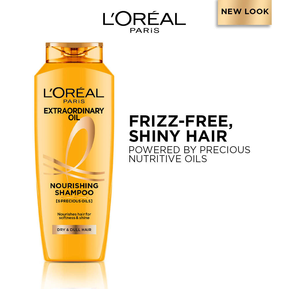 L'Oreal Paris Extraordinary Oil Nourishing Shampoo For Dry & Dull Hair, 340ml Buy at Indicrest