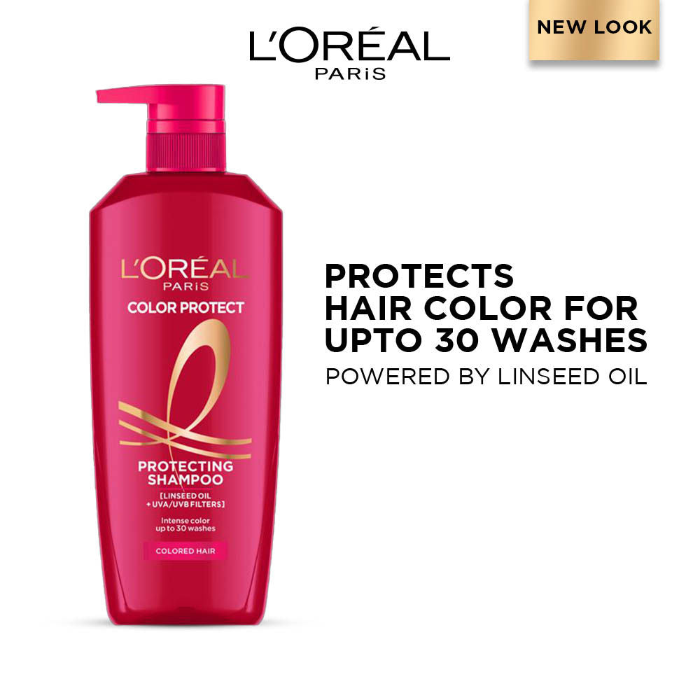 L'Oreal Paris Colour Protect Shampoo With UVA & UVB For Colour-Treated Hair, 650ml Buy at Indicrest
