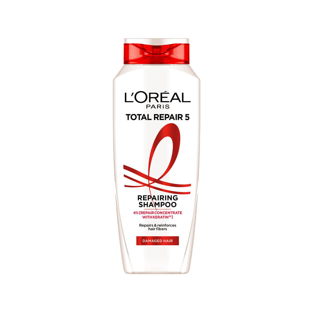 L'Oréal Paris Total Repair 5 Shampoo - Restores Damaged Hair Powered by Keratin XS Technology, 340ml Buy at Indicrest Image 11