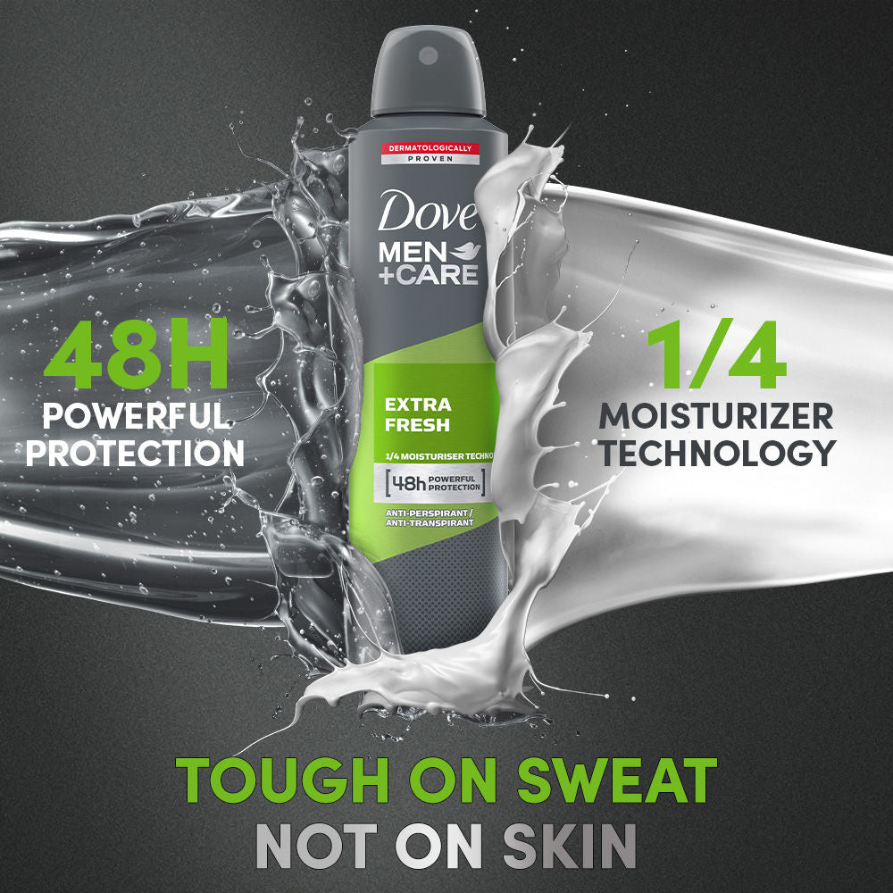 Dove Men + Care Extra Fresh Dry Spray Antiperspirant Deodorant, 250ml Buy at Indicrest Image 5