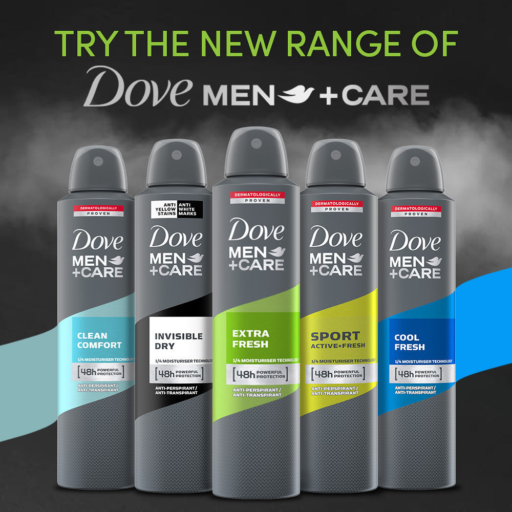 Dove Men + Care Extra Fresh Dry Spray Antiperspirant Deodorant, 250ml Buy at Indicrest Image 8