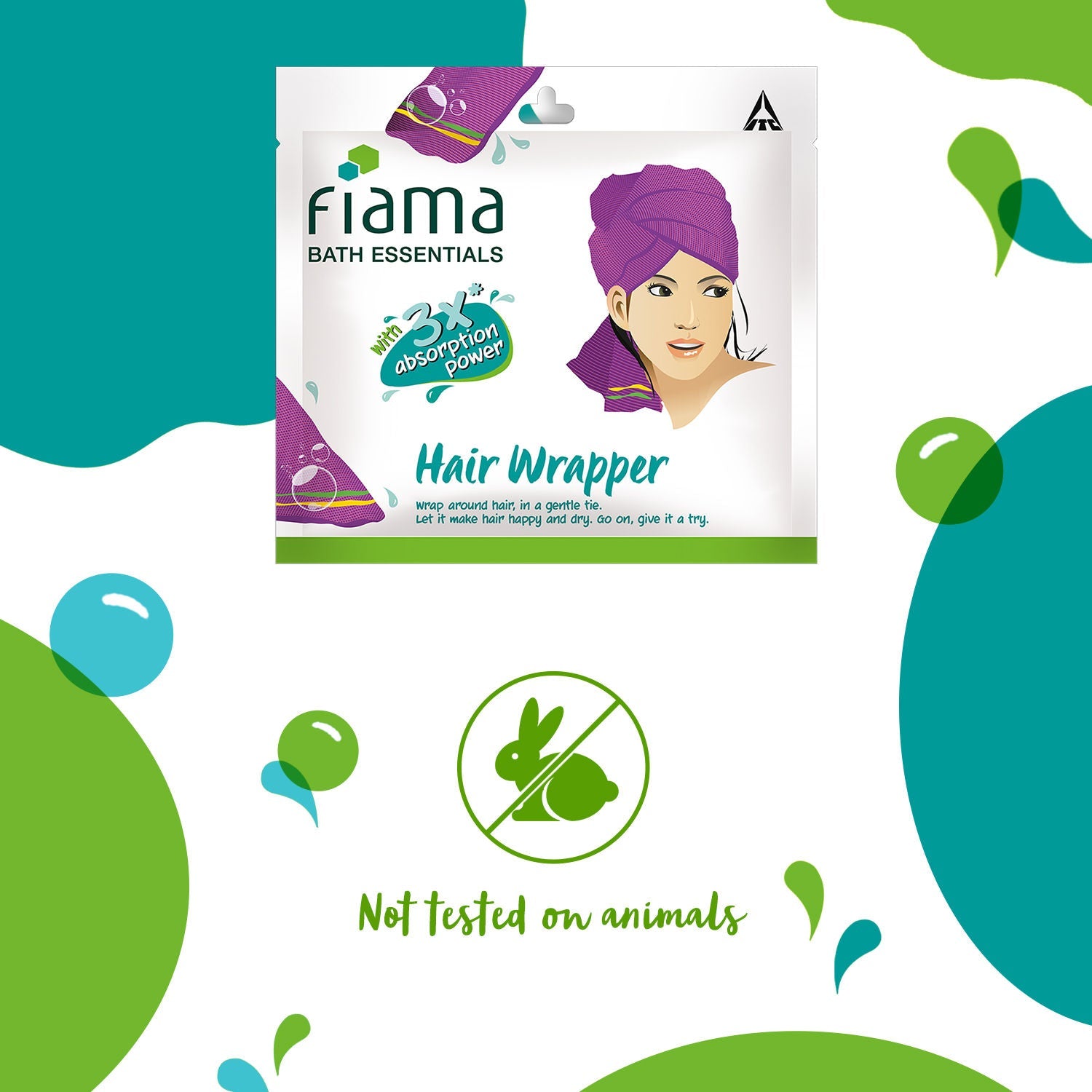 Fiama Bath Essentials Hair Wrapper Buy at Indicrest Image 6