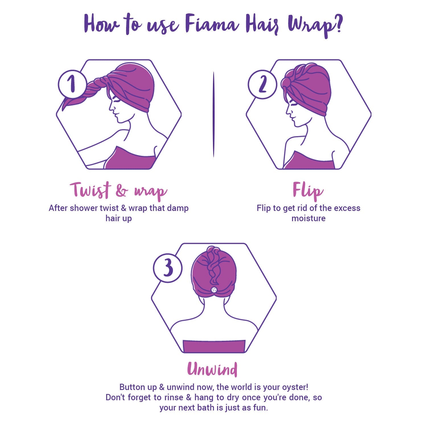 Fiama Bath Essentials Hair Wrapper Buy at Indicrest Image 7