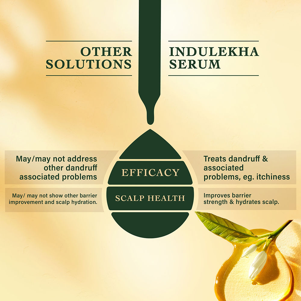 Indulekha Svetakutuja Dandruff Treatment Scalp Serum, 30ml Buy at Indicrest Image 11