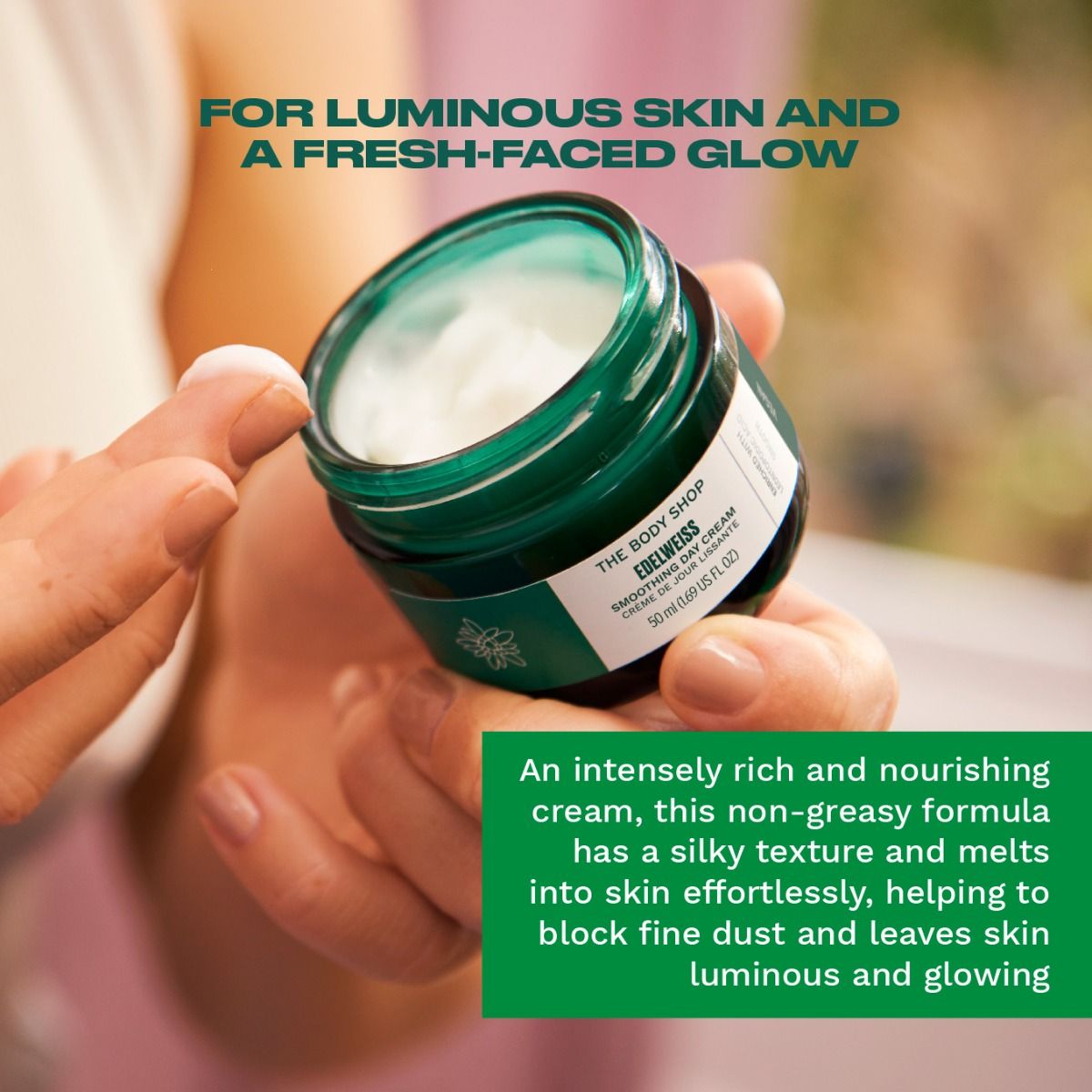 The Body Shop Edelweiss Smoothing Day Cream, 50ml