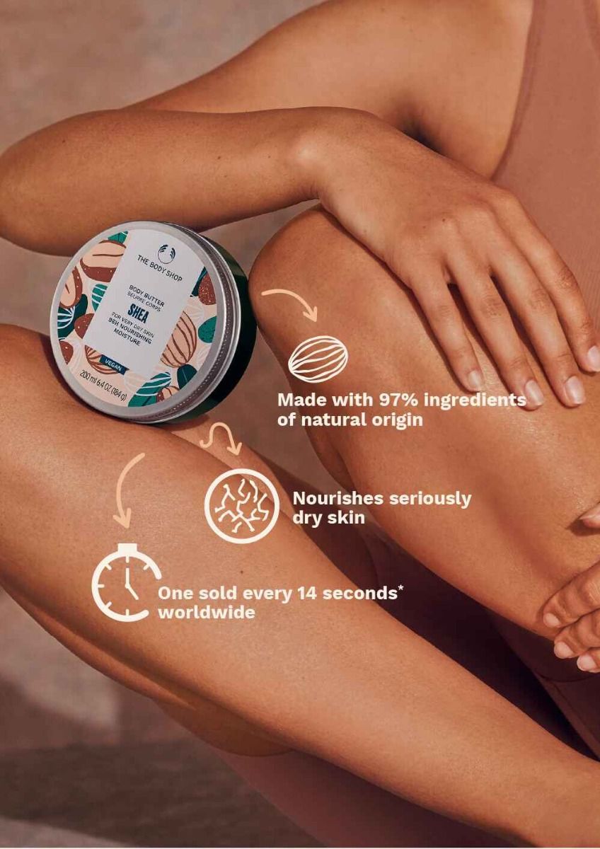The Body Shop Shea Body Butter, 200ml Buy at Indicrest Image 4