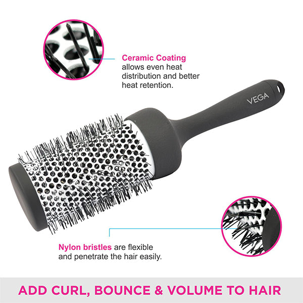 Vega Hot Curl Brush (Large) - H2-PRL