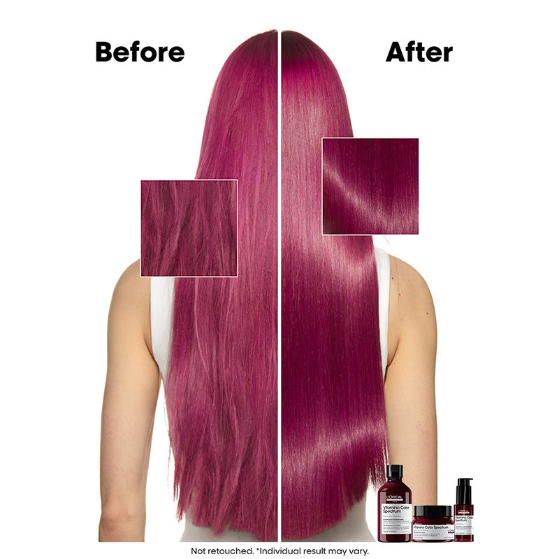 L'Oreal Professionnel Vitamino Color Spectrum Shampoo, Hair Mask & Glass Shine Serum Combo
(3pcs)9494