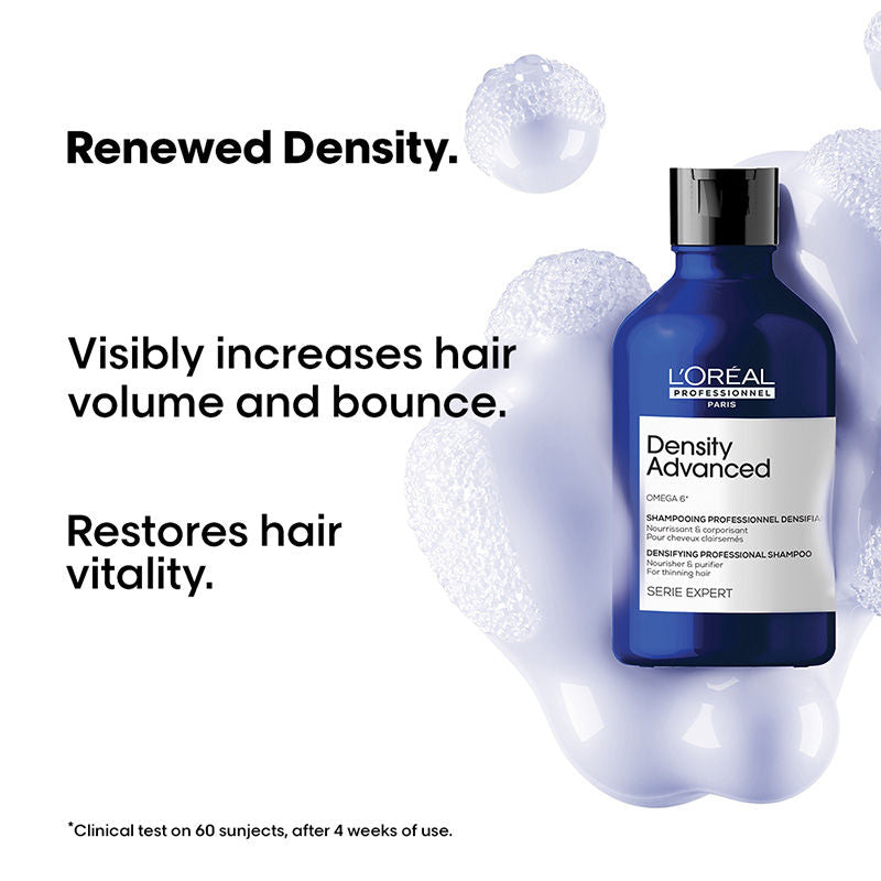 L'Oreal Professionnel Density Advanced Shampoo, Absolut Repair Mask & Advanced Leave-In Serum Combo
(3pcs)5050